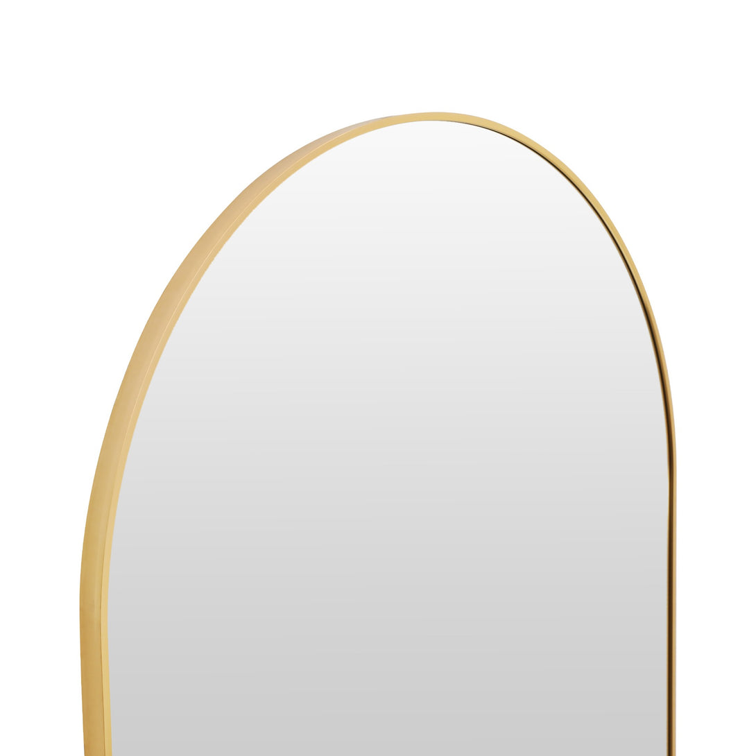 Archie Metal Arched Full Length Mirror - Gold