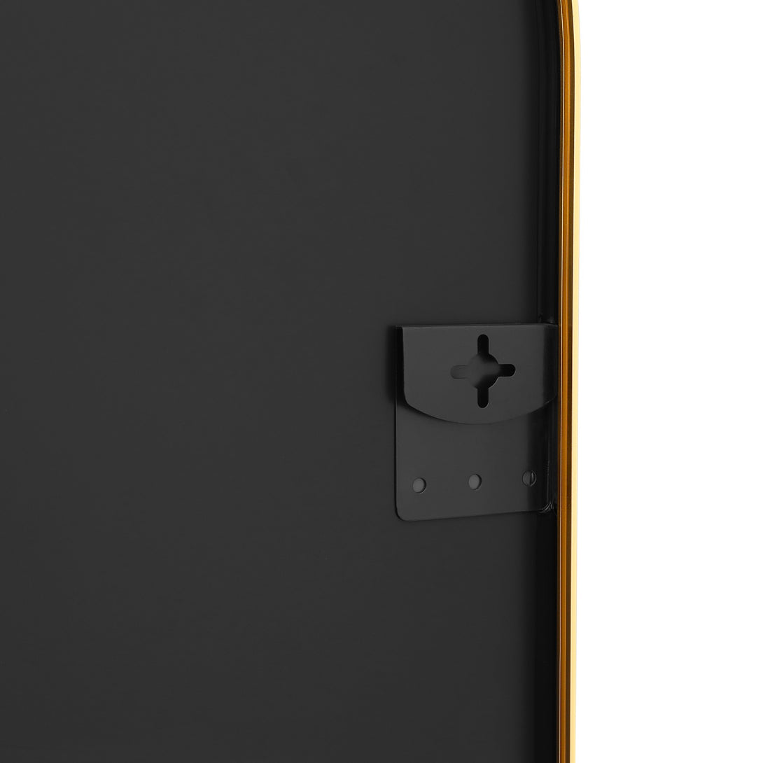 Archie Metal Arched Full Length Mirror - Gold