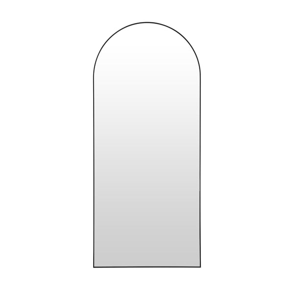 Archie Metal Arched Full Length Mirror - Black