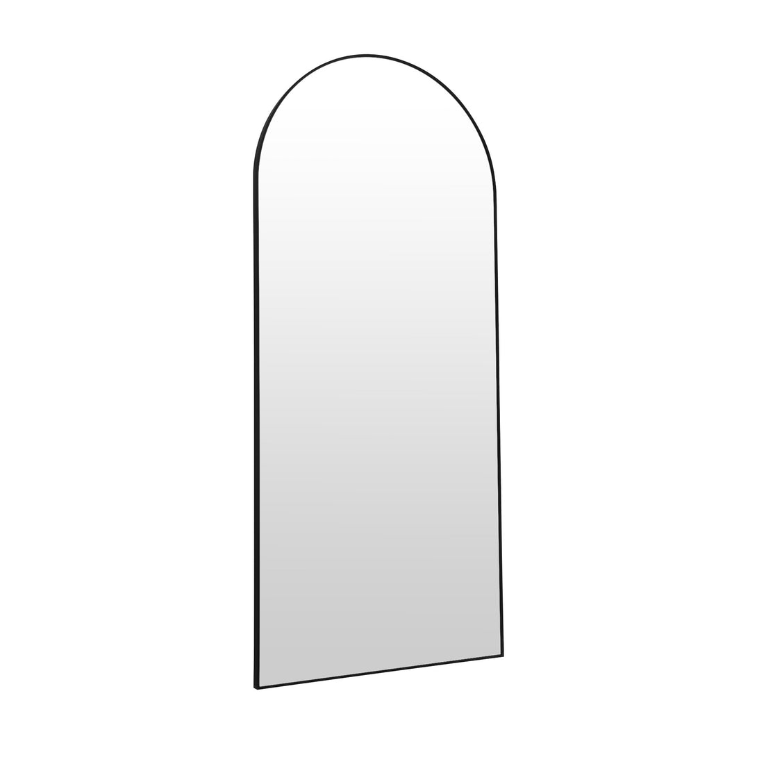 Archie Metal Arched Full Length Mirror - Black