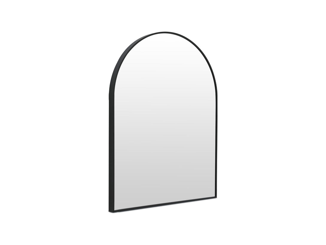 Vera Arch Aluminium Wall Mirror - Black