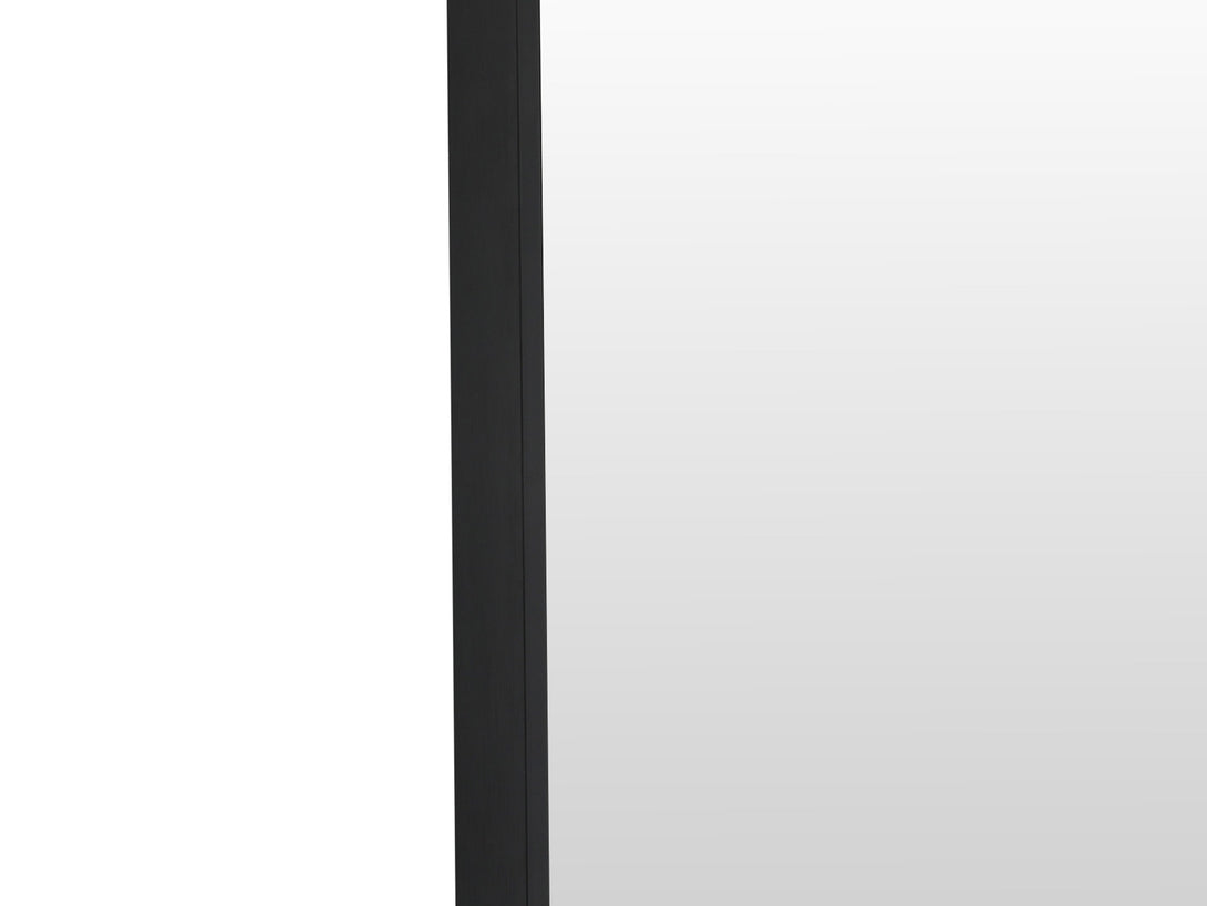 Vera Arch Aluminium Wall Mirror - Black