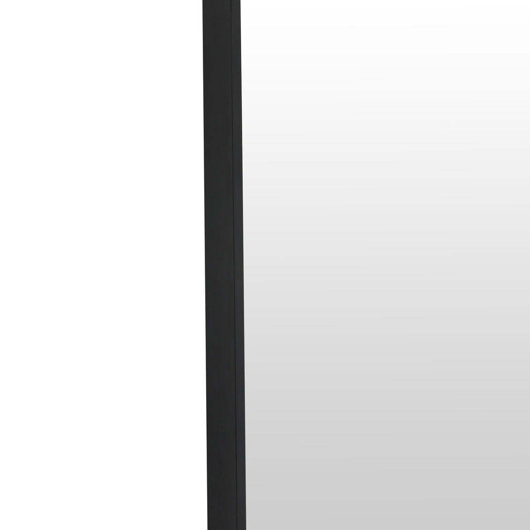 Vera Arch Aluminium Wall Mirror - Black