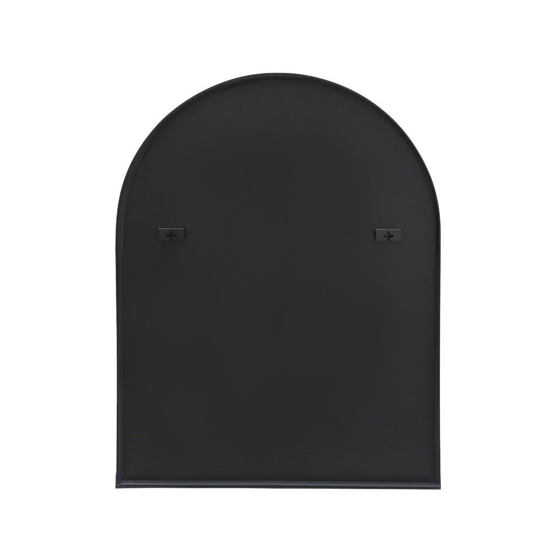 Vera Arch Aluminium Wall Mirror - Black