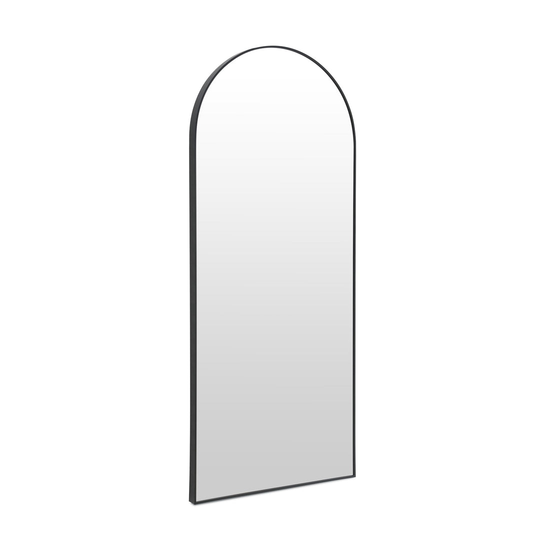 Alto Metal Arched Full Length Mirror - Black