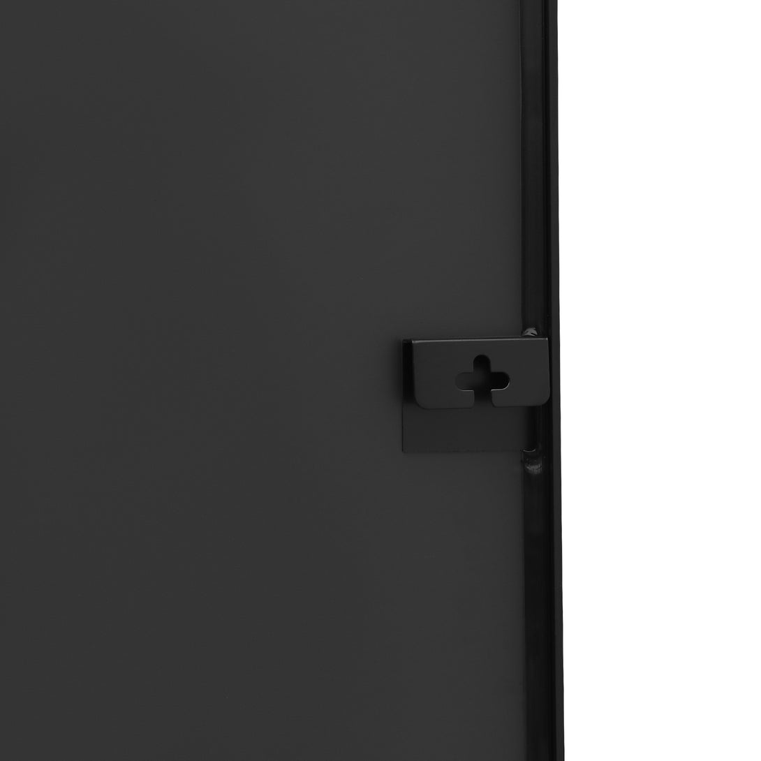 Alto Metal Arched Full Length Mirror - Black