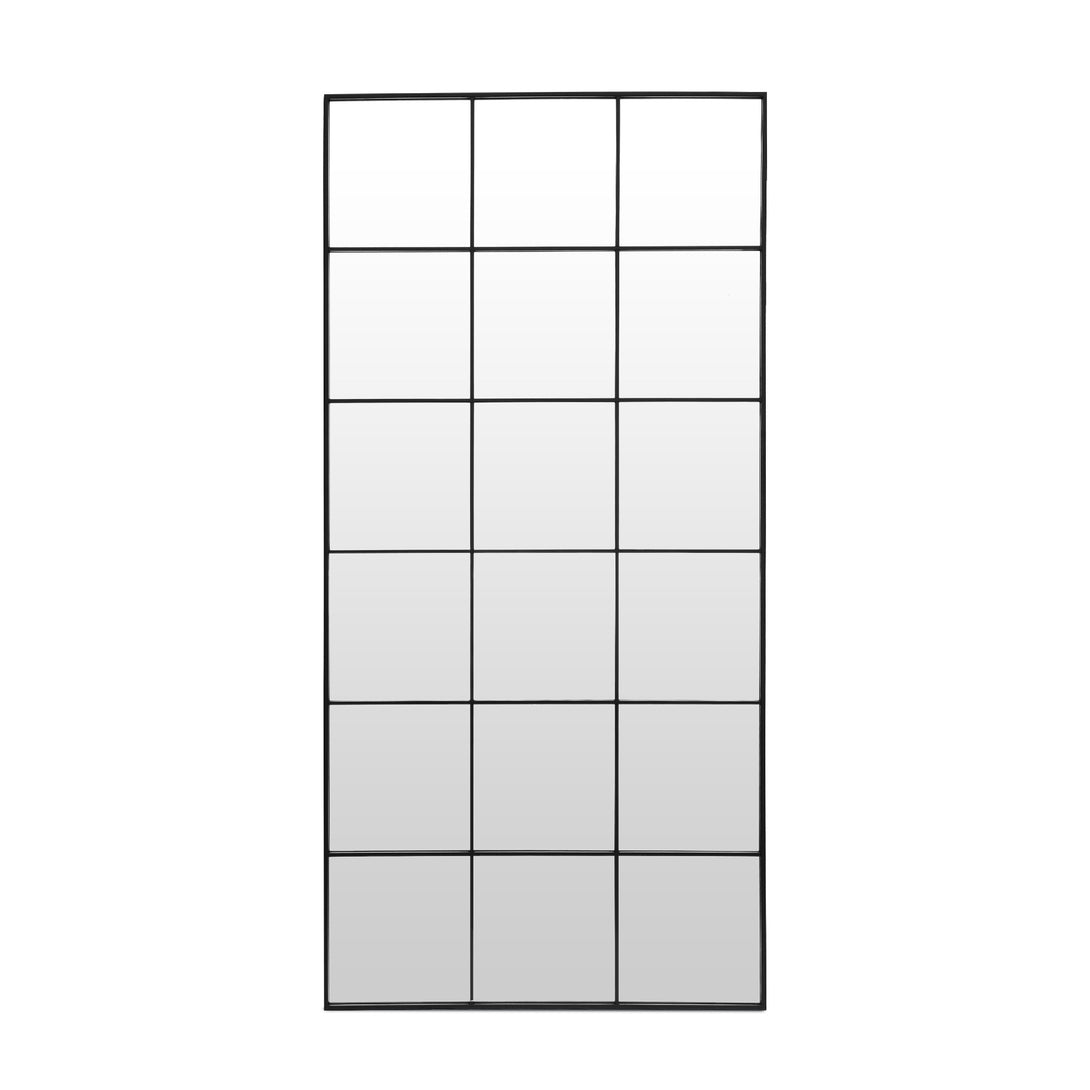 Grid Full Length Mirror - Black