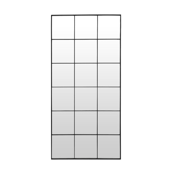 Grid Full Length Mirror - Black