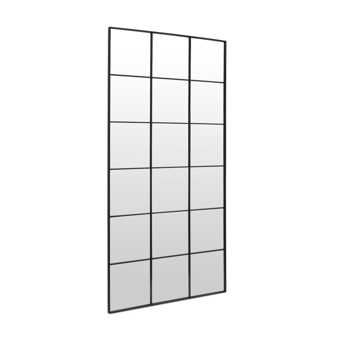 Grid Full Length Mirror - Black