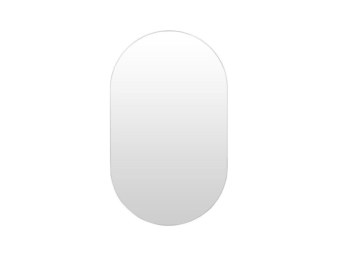 Zero Oval Frameless Wall Mirror