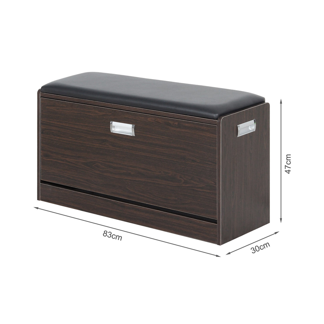 GLORIA Wooden Shoe Rack 3 Layer - Walnut