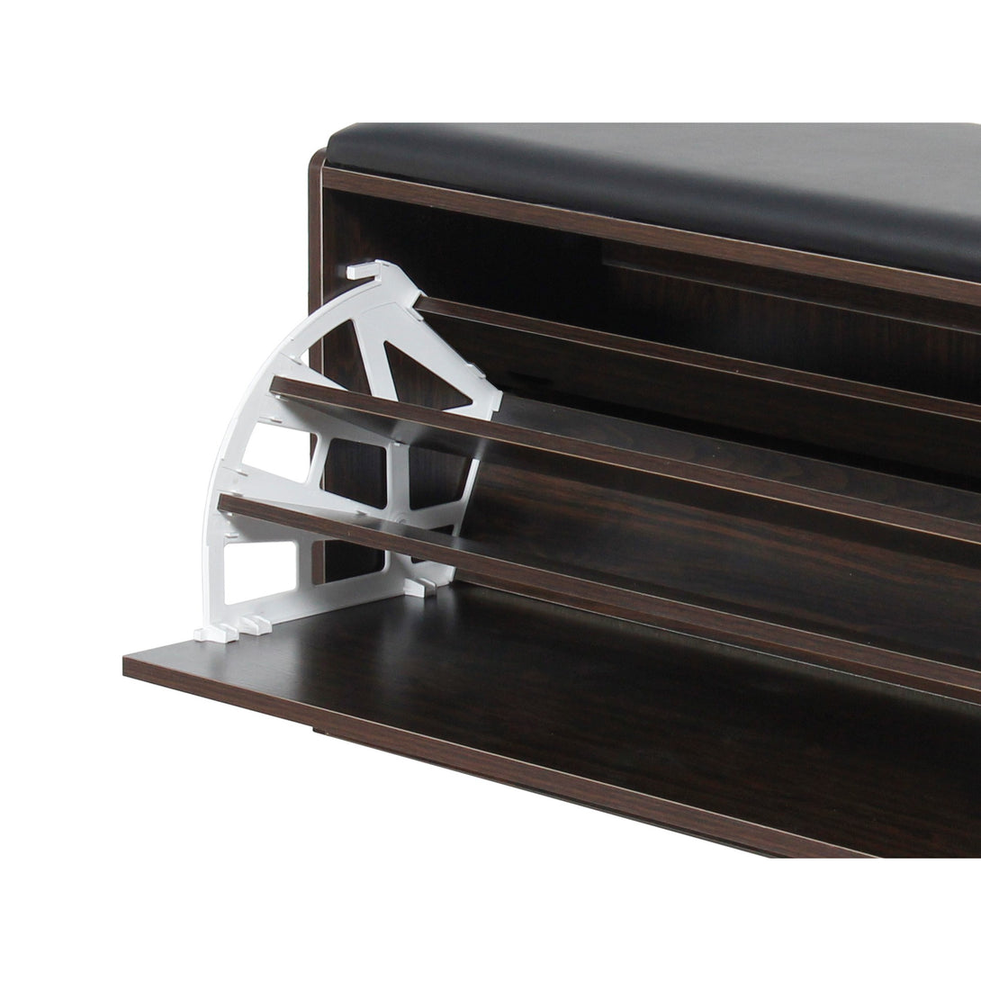 GLORIA Wooden Shoe Rack 3 Layer - Walnut