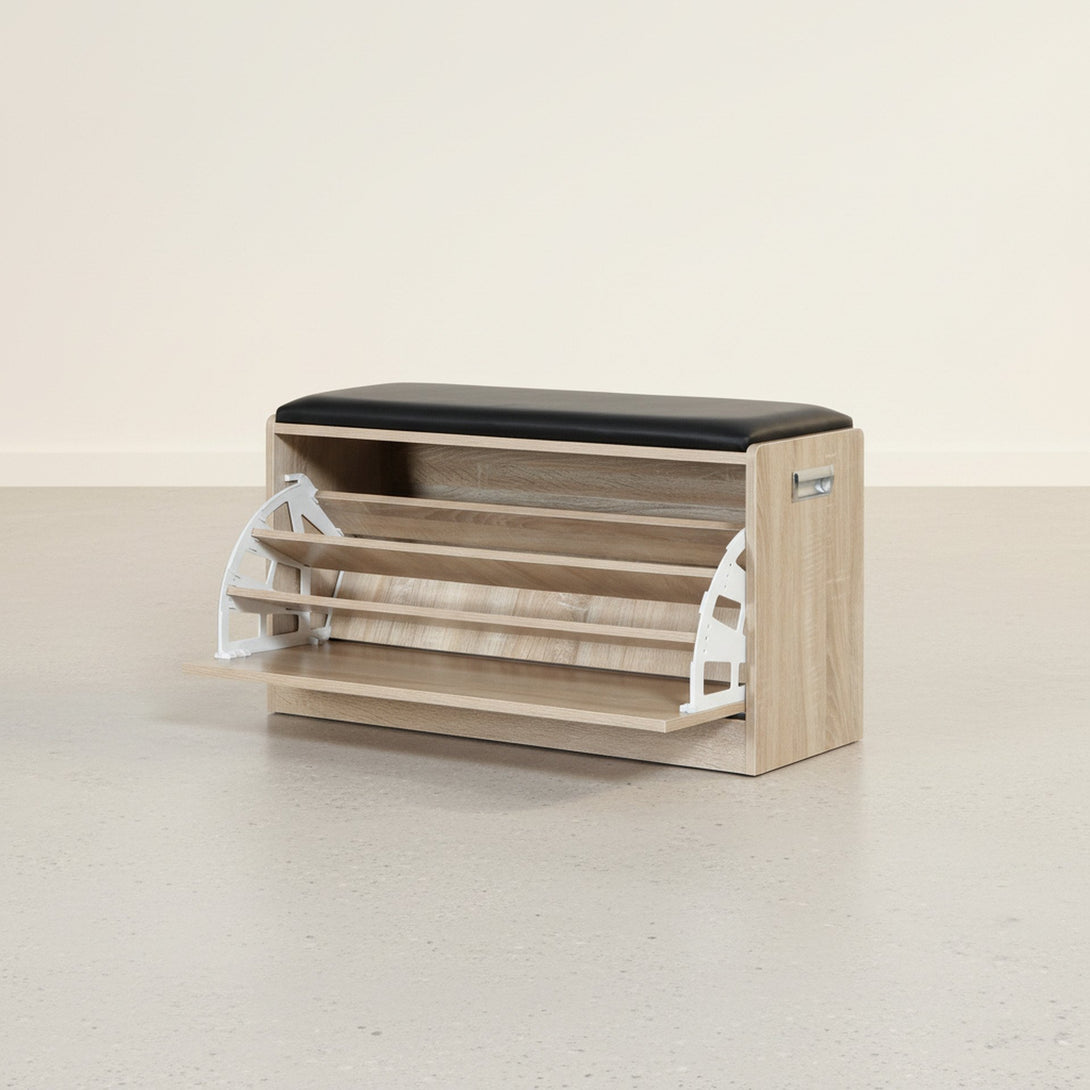 GLORIA Wooden Shoe Rack 3 Layer - Oak