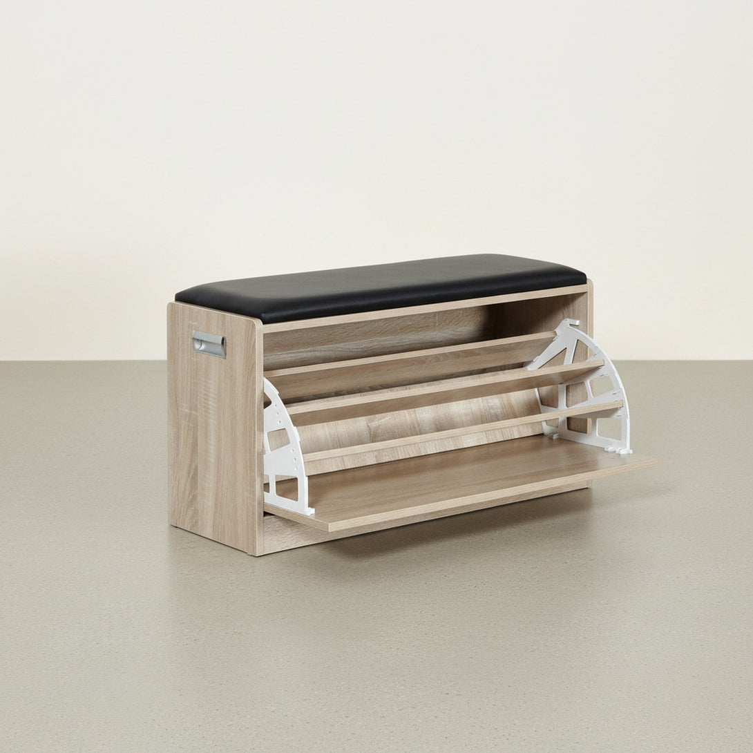 GLORIA Wooden Shoe Rack 3 Layer - Oak