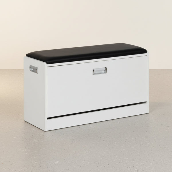 GLORIA Wooden Shoe Rack 3 Layer - White