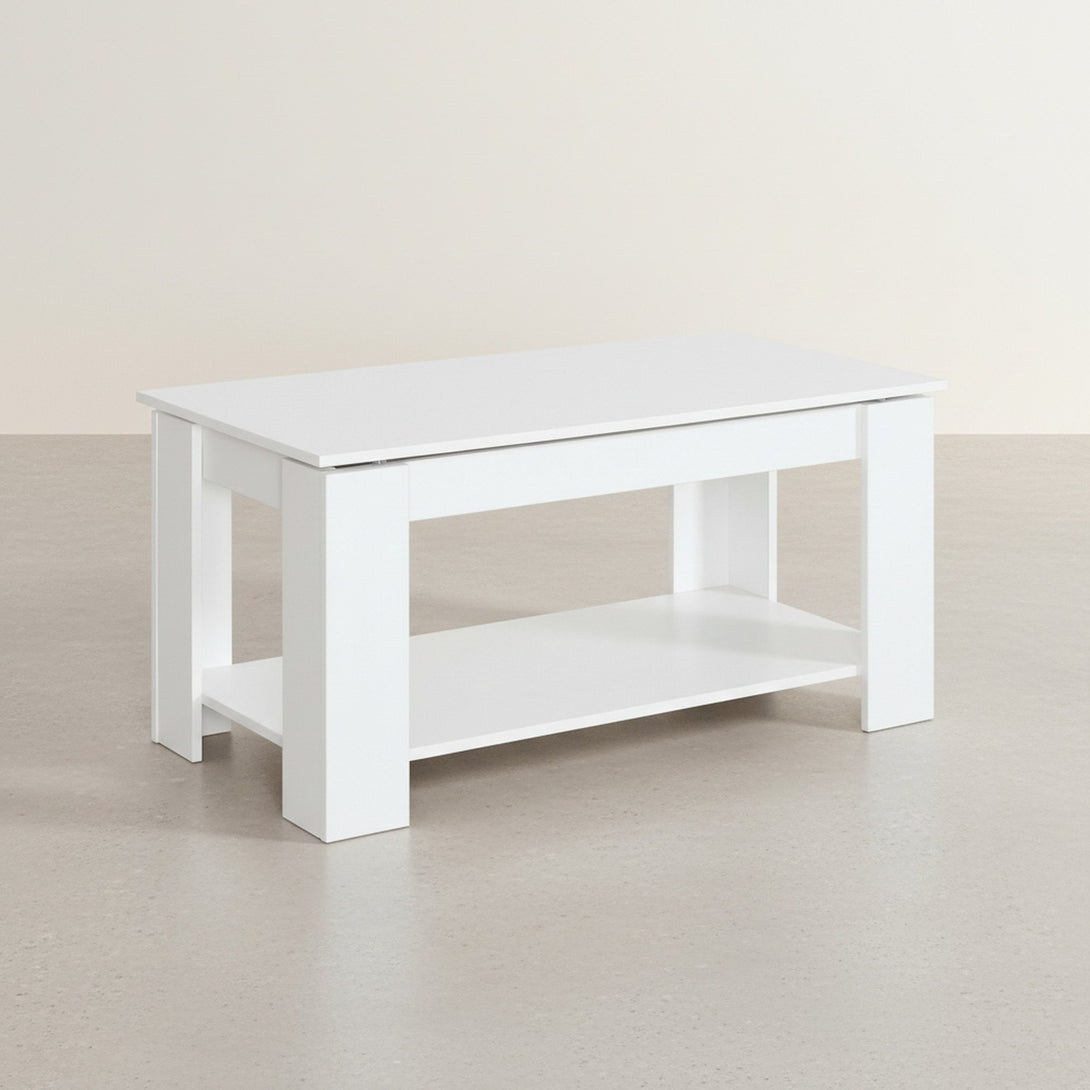 KENDALL Lift Top Coffee Table - White