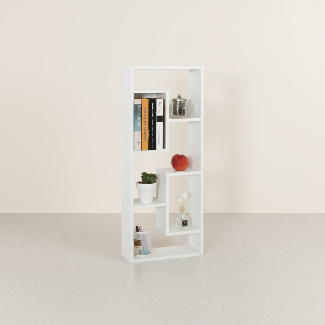 NYASA Bookshelf Display Shelf - White