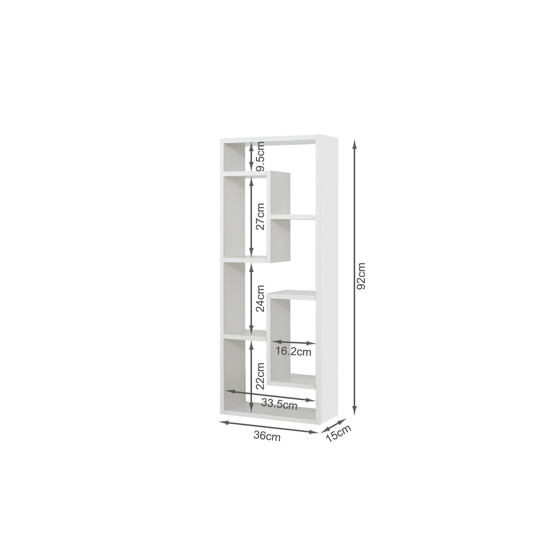 NYASA Bookshelf Display Shelf - White