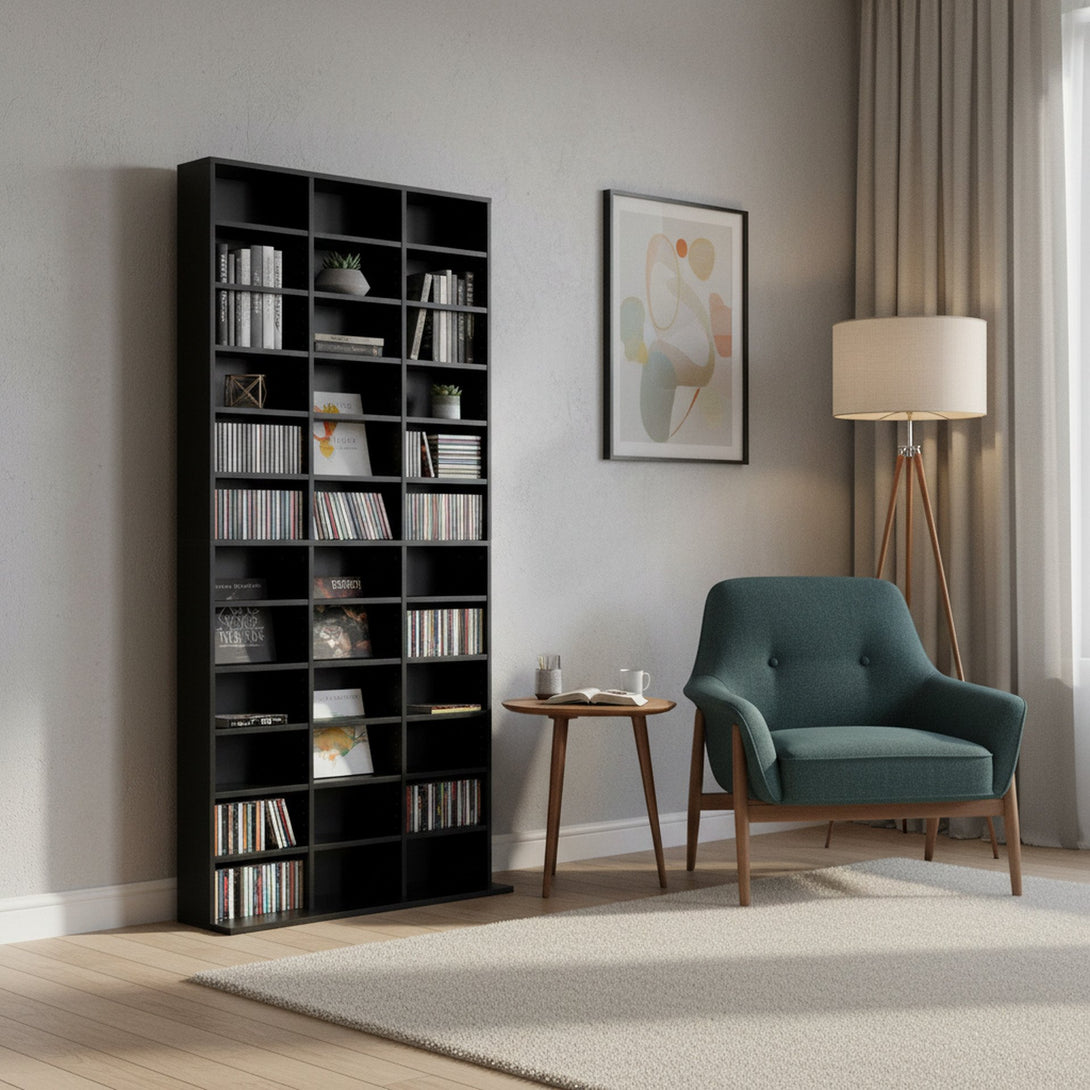 CHAMO CD Storage Shelf - Black