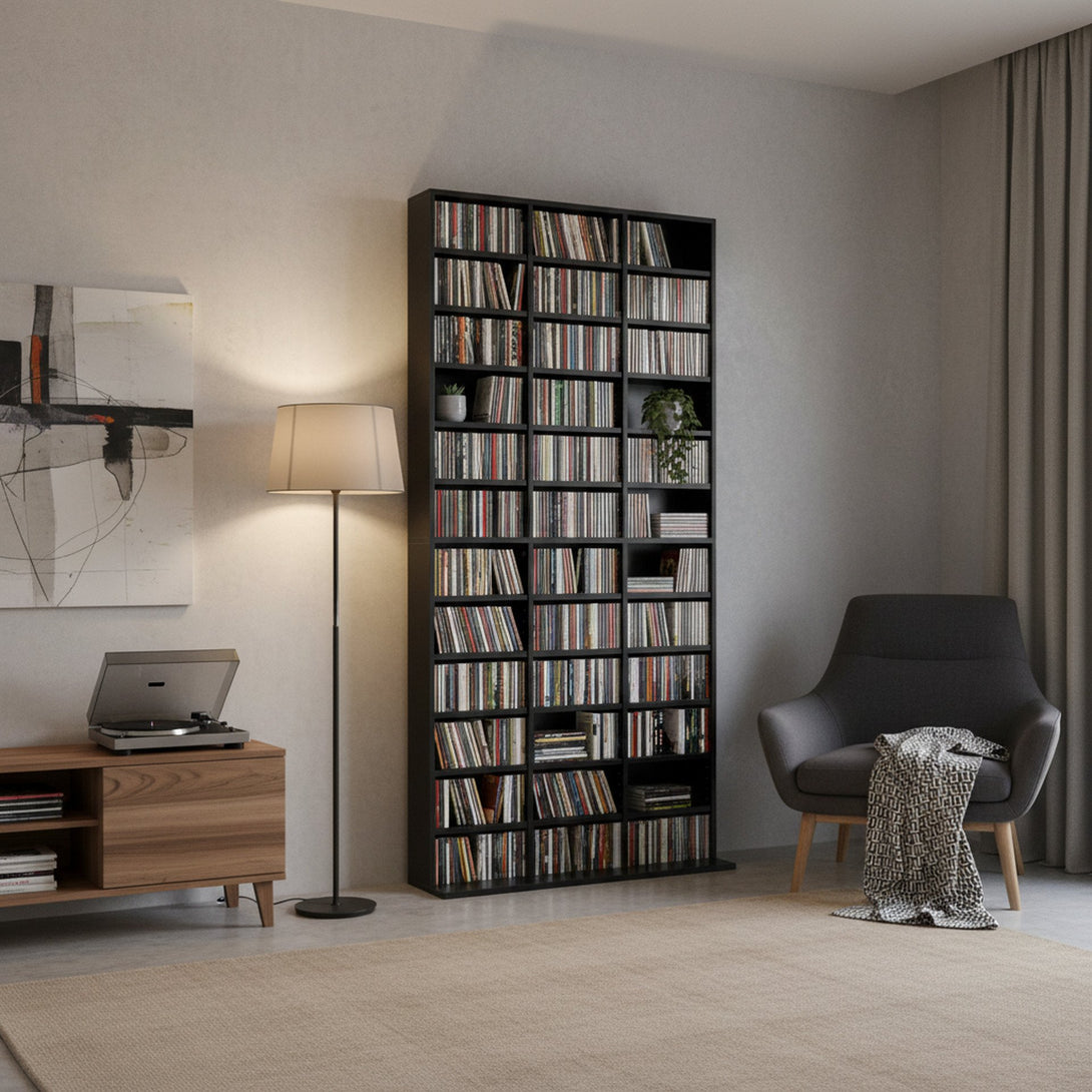 CHAMO CD Storage Shelf - Black