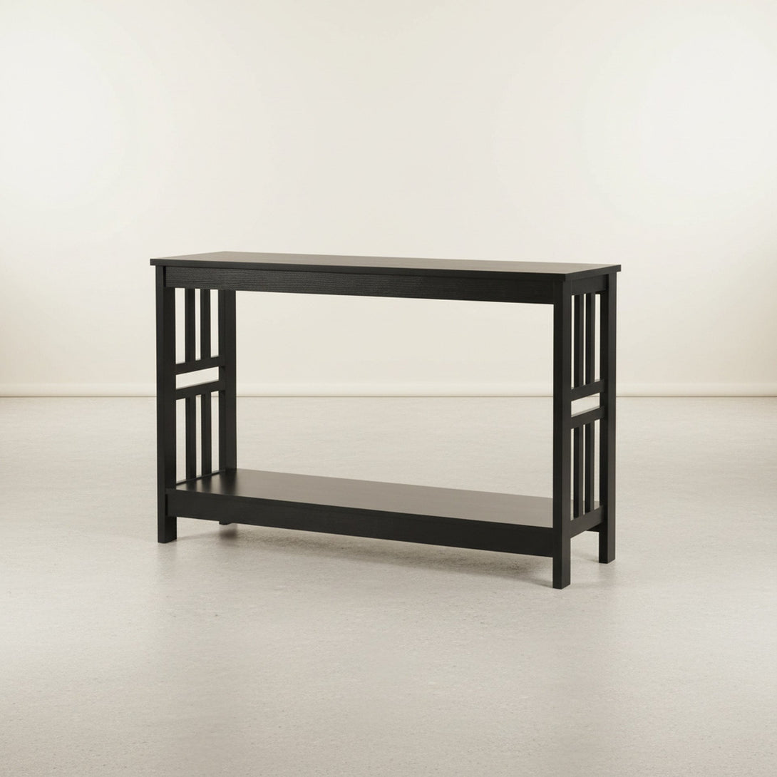 WULAR Wooden Console Table - Black