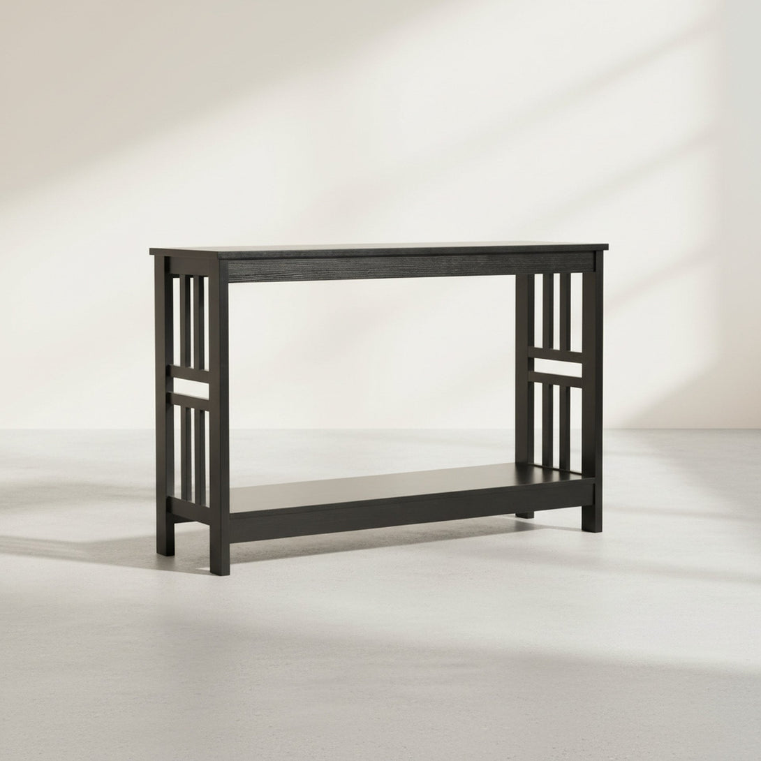 WULAR Wooden Console Table - Black