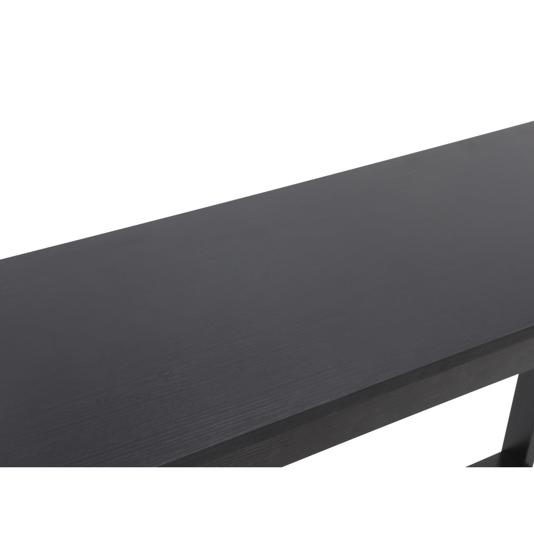 WULAR Wooden Console Table - Black