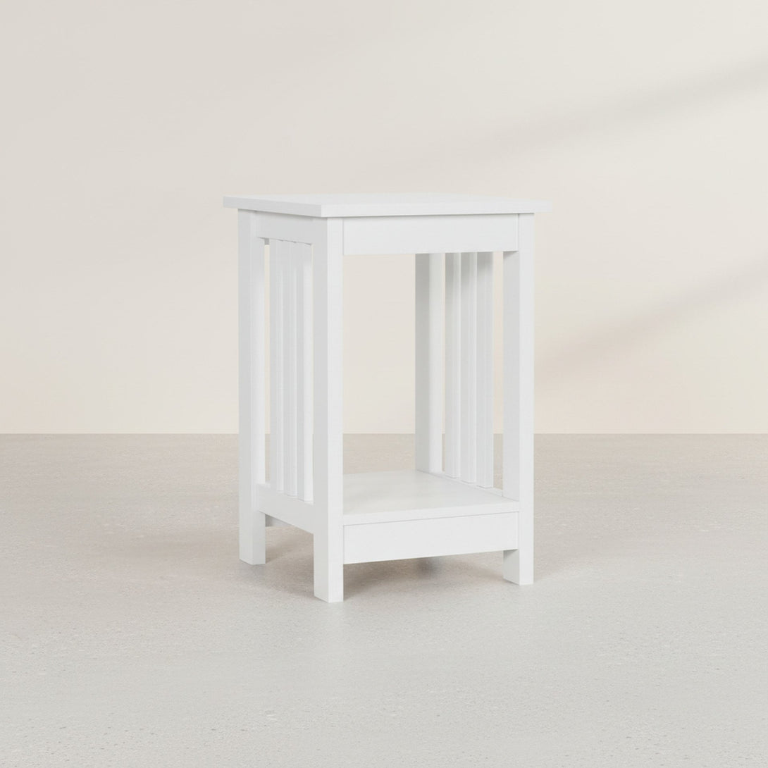 WULAR Square Side Table Coffee Table - White