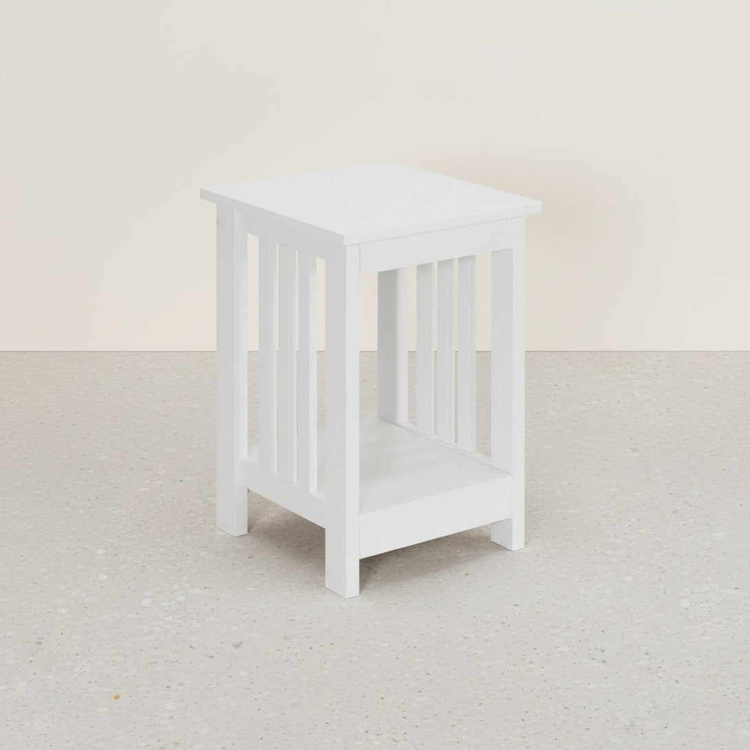 WULAR Square Side Table Coffee Table - White