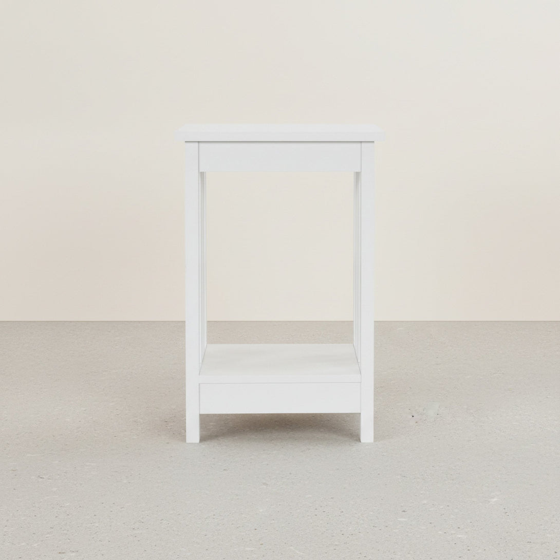 WULAR Square Side Table Coffee Table - White