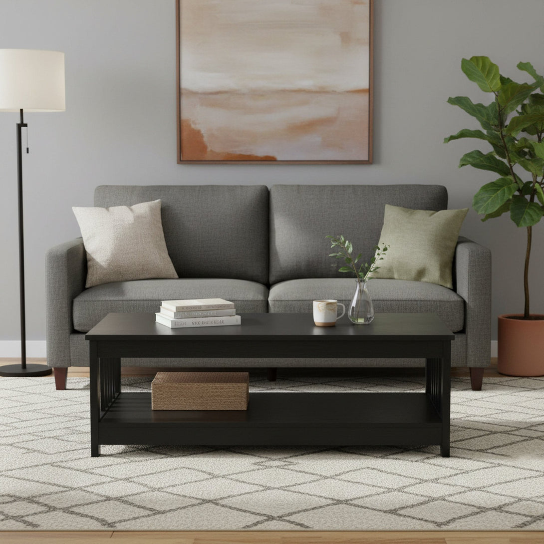 WULAR Rectangle Coffee Table - Black