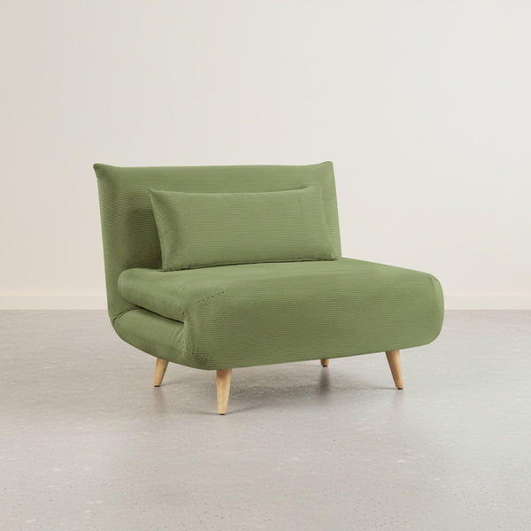 Hastings 1 Seat Fold-Out Sofa Bed - Olive