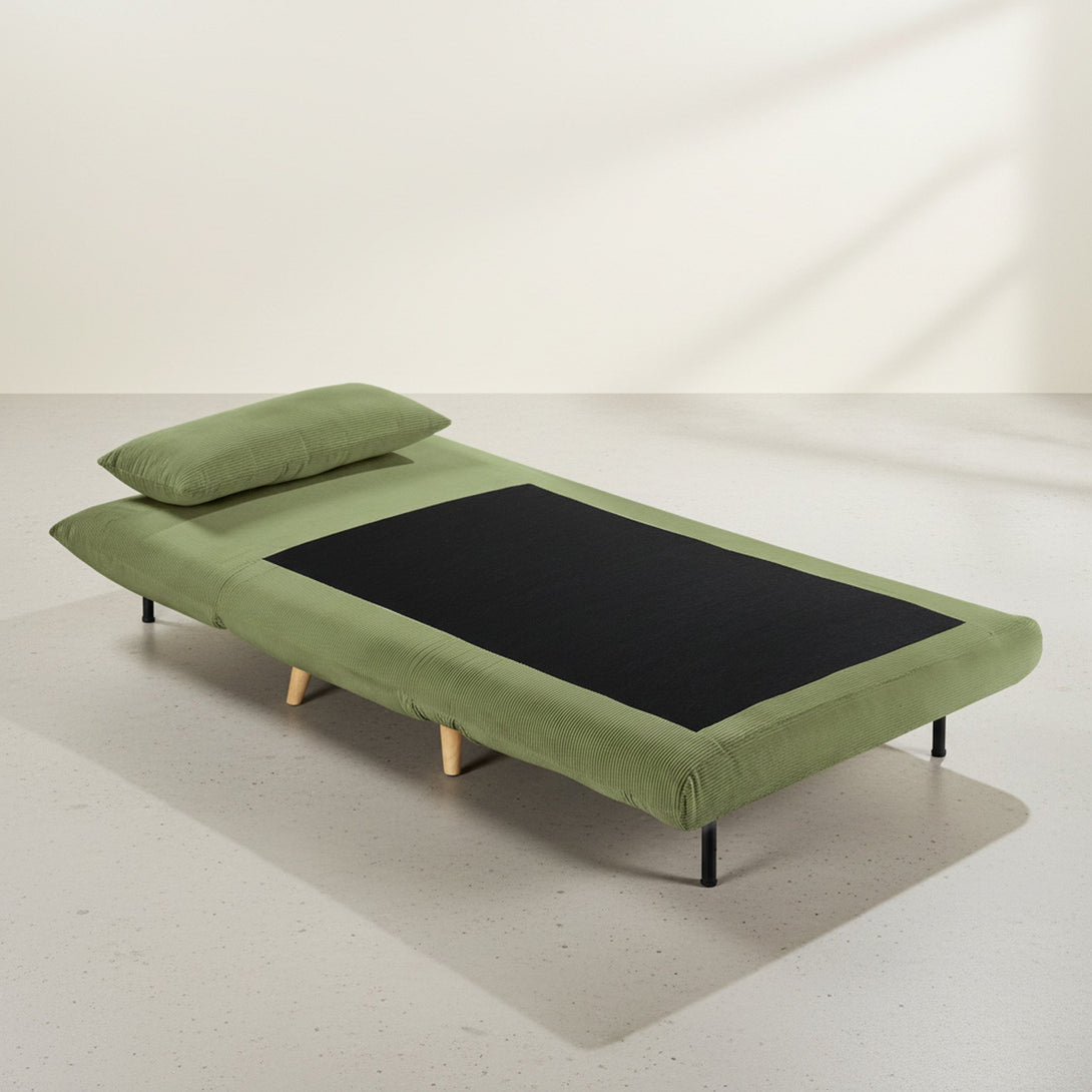 Hastings 1 Seat Fold-Out Sofa Bed - Olive
