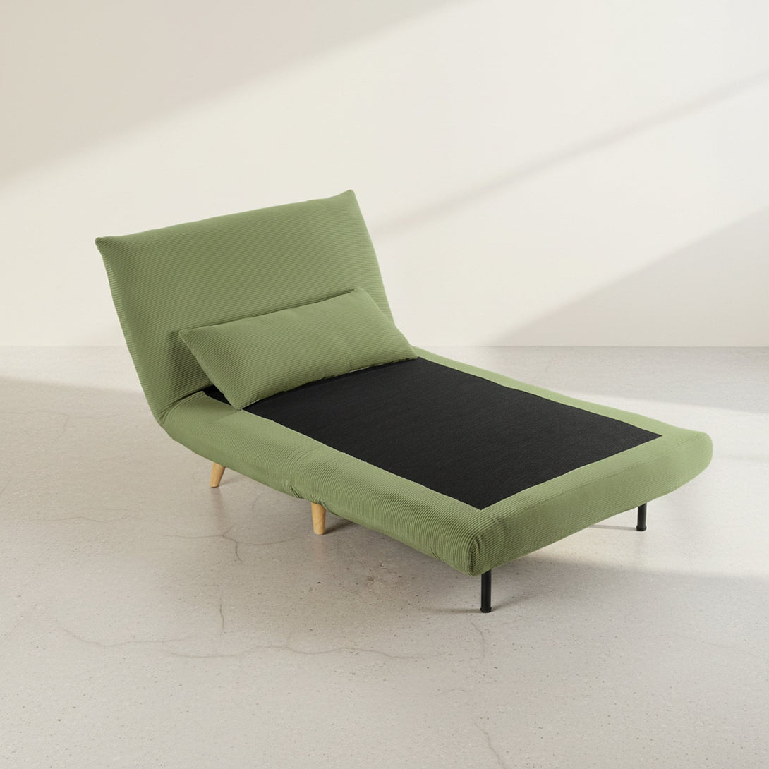 Hastings 1 Seat Fold-Out Sofa Bed - Olive