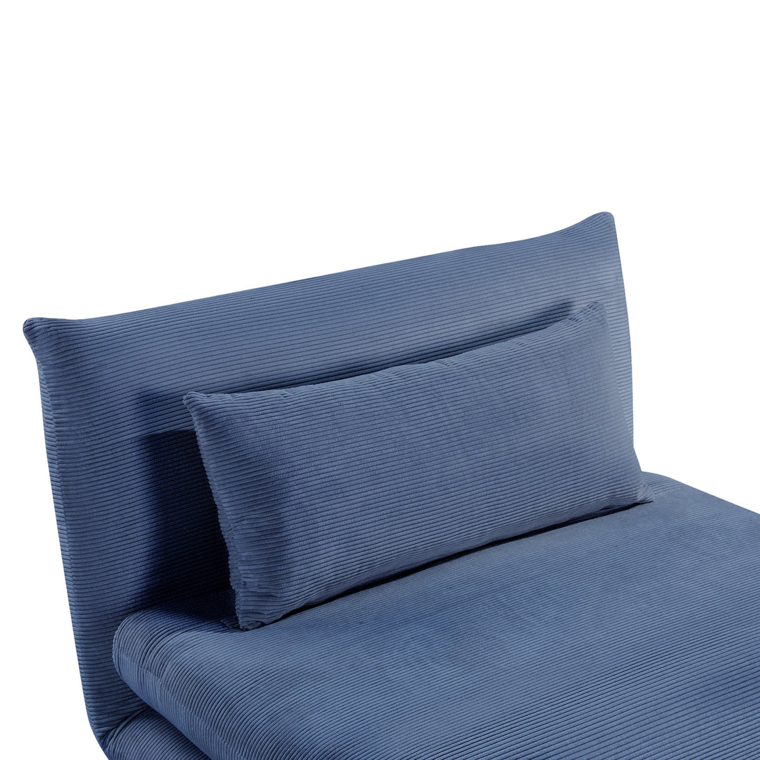 Hastings 1 Seater Fold-Out Sofa Bed - Navy Blue