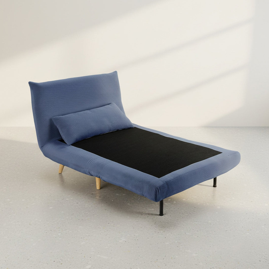 Hastings 1 Seat Fold-Out Sofa Bed - Navy Blue