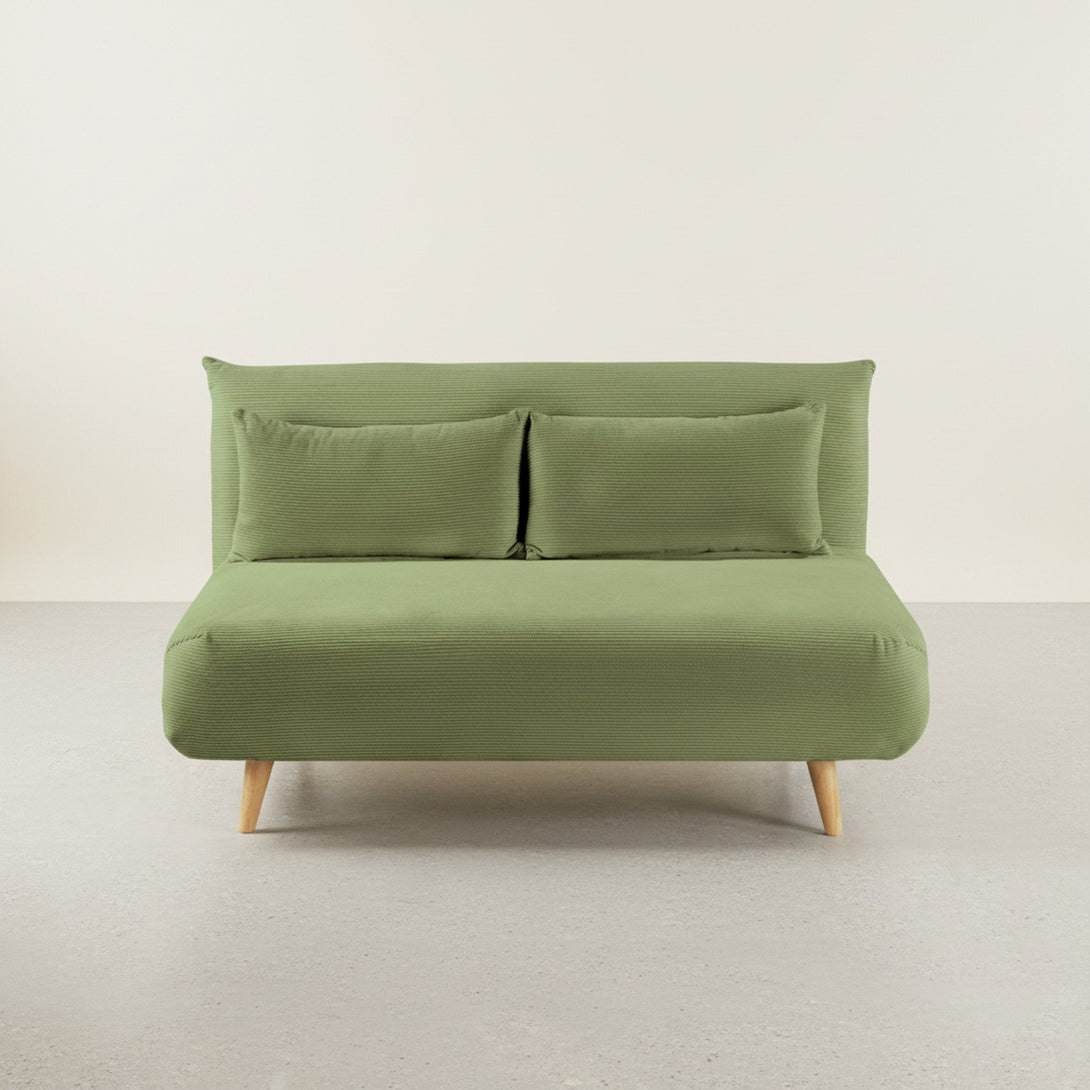 Hastings 2 Seat Fold-Out Sofa Bed - Olive