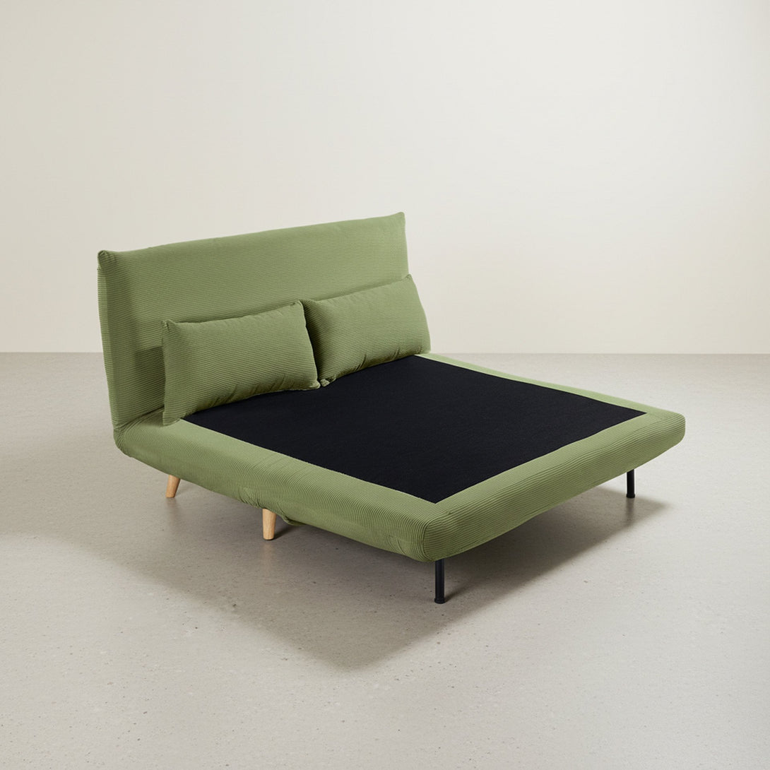 Hastings 2 Seat Fold-Out Sofa Bed - Olive