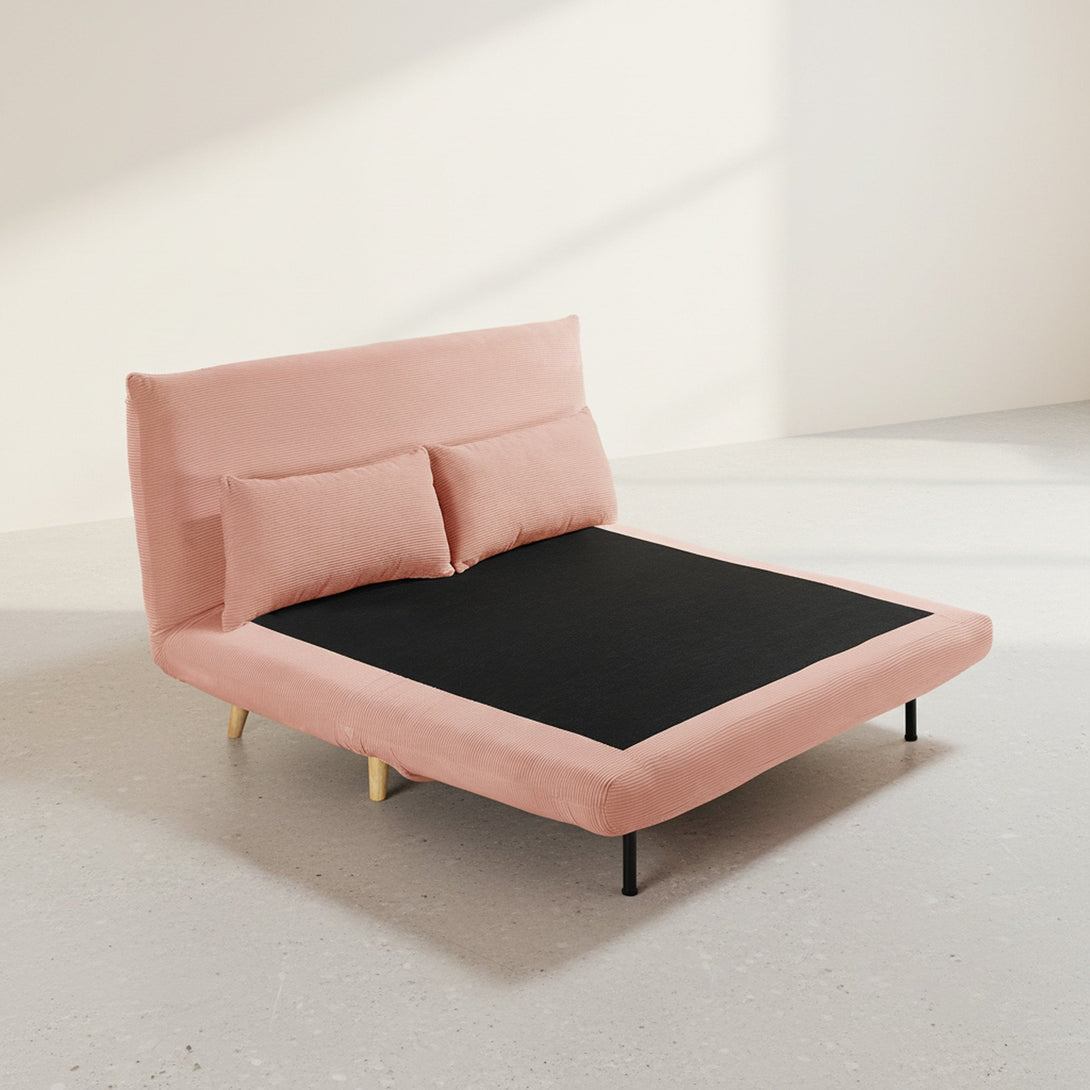 Hastings 2 Seat Fold-Out Sofa Bed - Pink