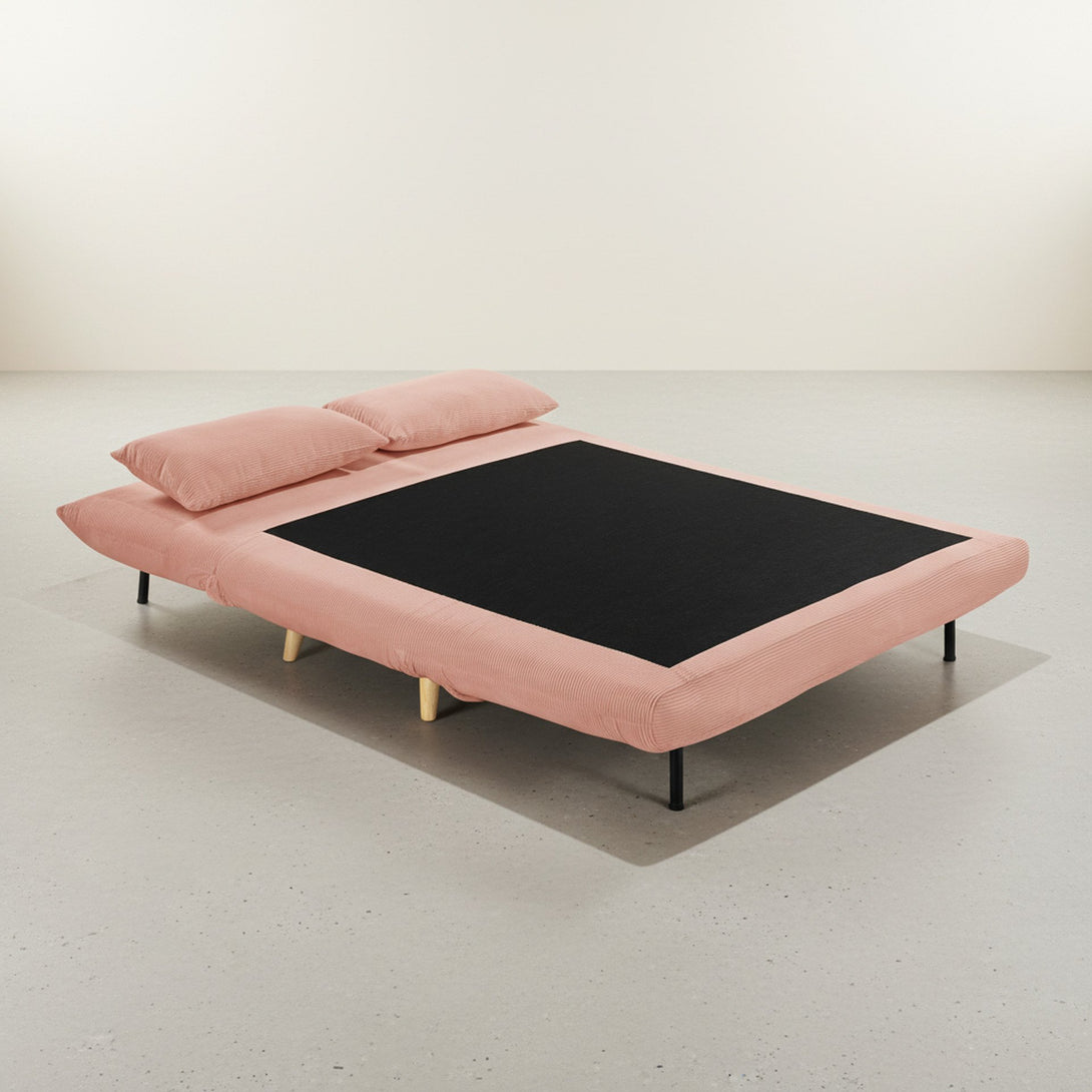 Hastings 2 Seat Fold-Out Sofa Bed - Pink