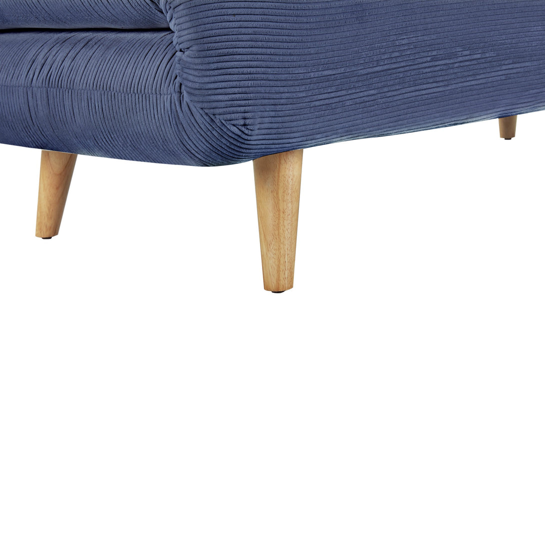 Hastings 2 Seater Fold-Out Sofa Bed - Navy Blue