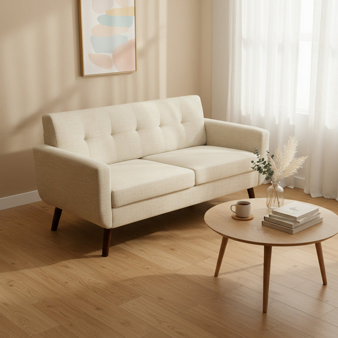 Vibe 2 Seater Sofa - Beige