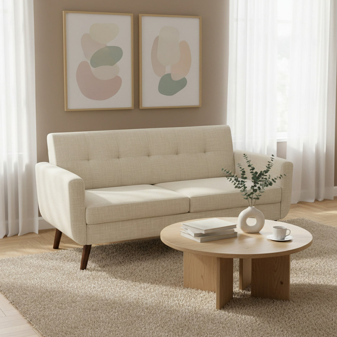 Vibe 2 Seater Sofa - Beige