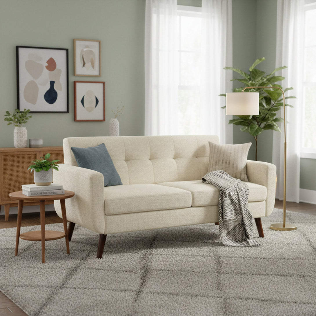 Vibe 2 Seater Sofa - Beige