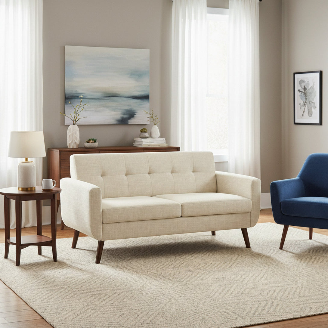 Vibe 2 Seater Sofa - Beige