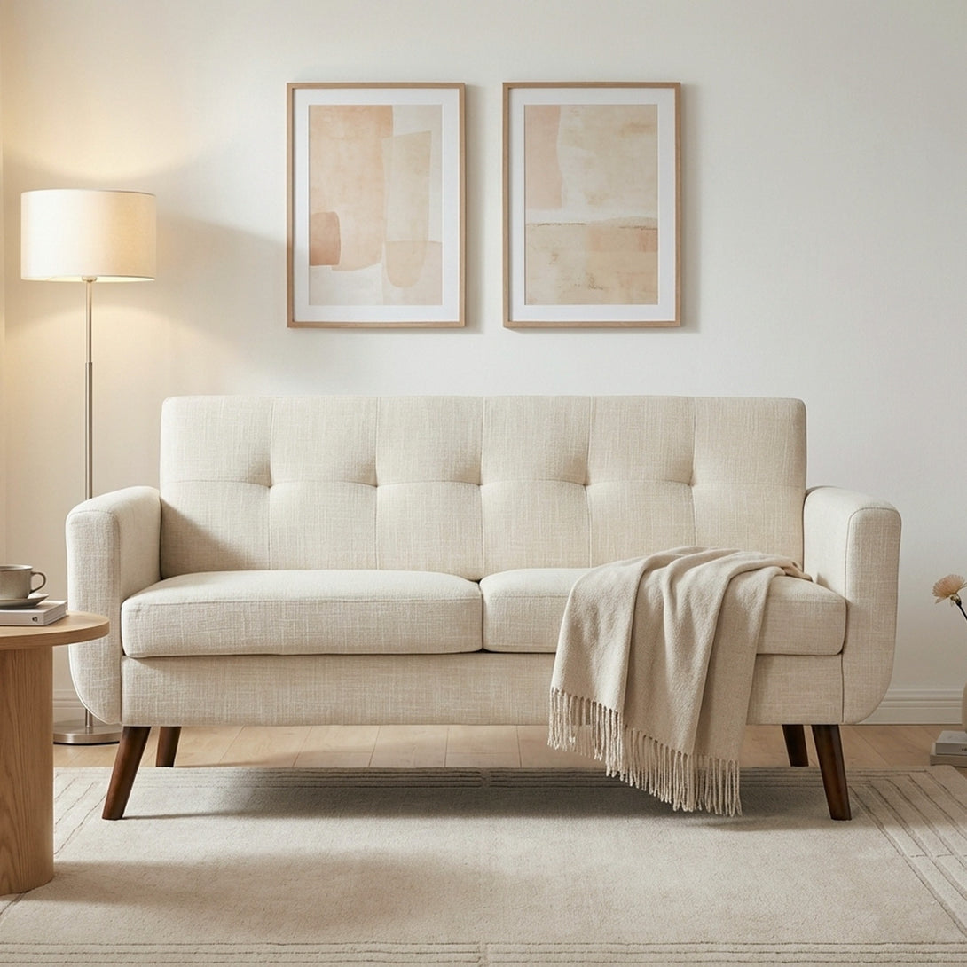 Vibe 2 Seater Sofa - Beige
