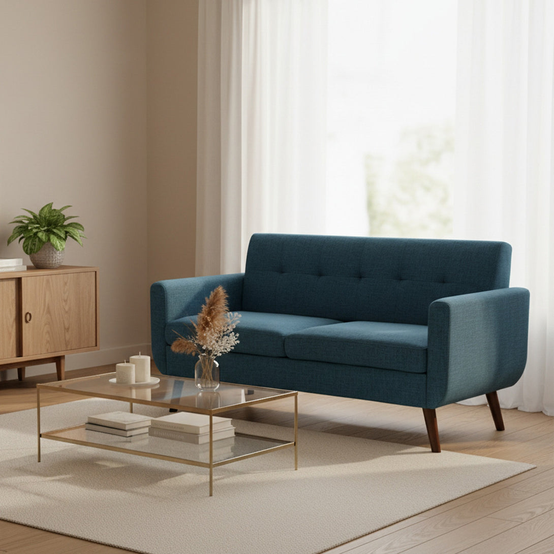 Vibe 2 Seater Sofa - Blue