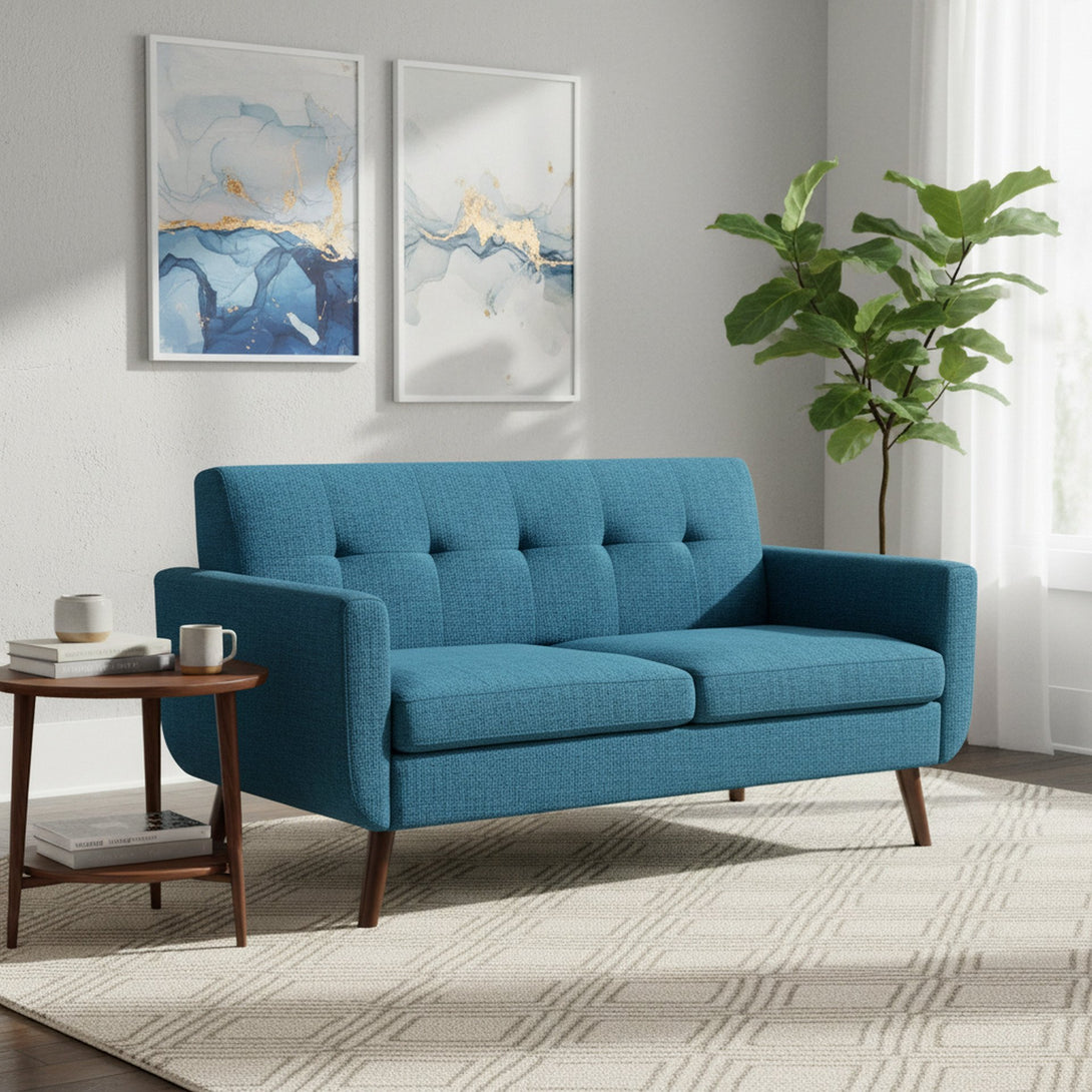 Vibe 2 Seater Sofa - Blue