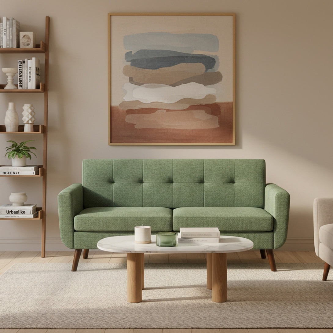 Vibe 2 Seater Sofa - Green
