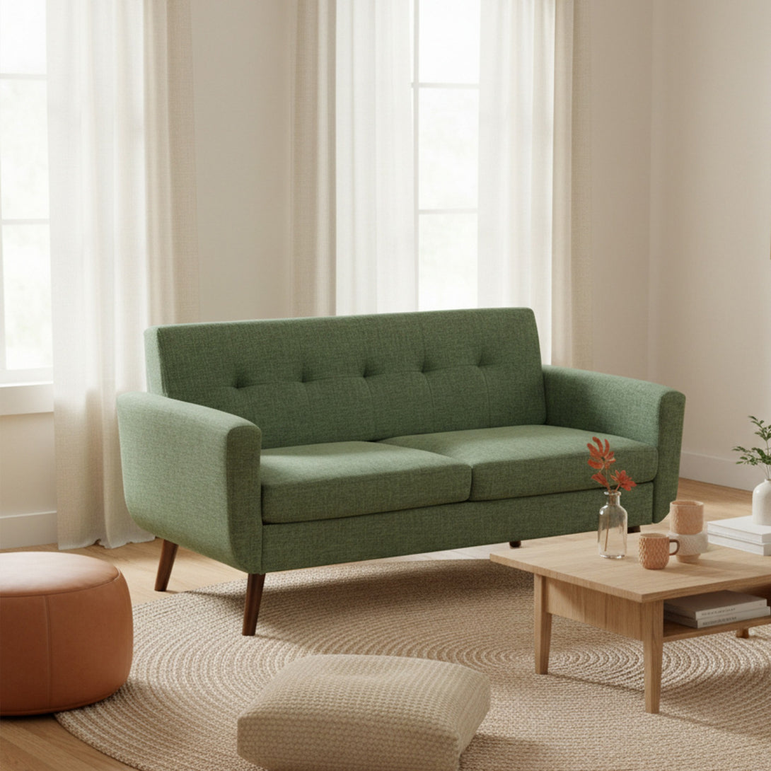 Vibe 2 Seater Sofa - Green